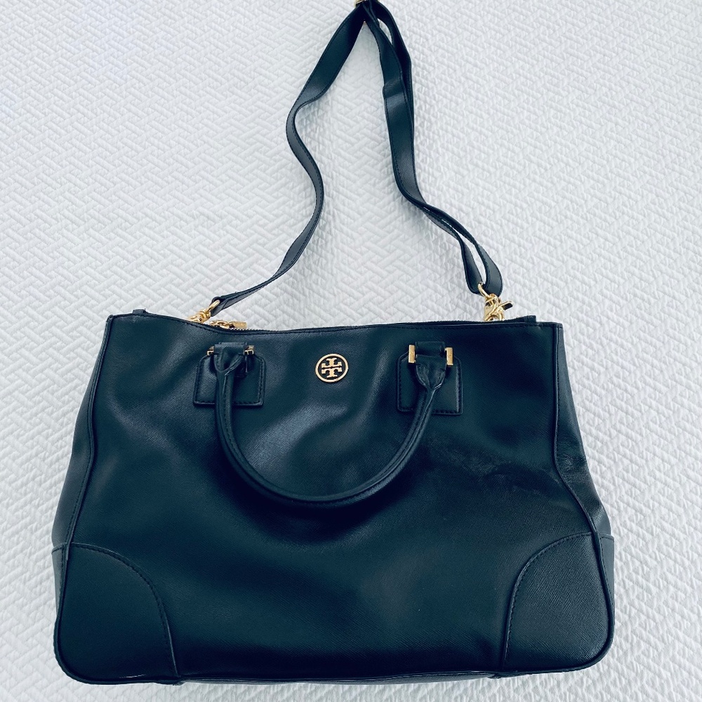 Tory Burch Satchel Bag with Zippered Sides